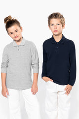 Kinder Langarm-Polo