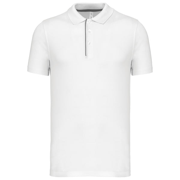 Polo de manga curta-White / Silver-S-RAG-Tailors-Fardas-e-Uniformes-Vestuario-Pro