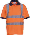 Polo de manga curta de alta visibilidade-Hi Vis Laranja-S-RAG-Tailors-Fardas-e-Uniformes-Vestuario-Pro