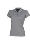 Polo de senhora COOLPLUS®-Charcoal-XS-RAG-Tailors-Fardas-e-Uniformes-Vestuario-Pro
