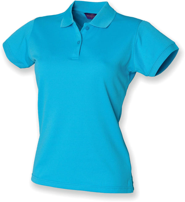 Polo de senhora COOLPLUS®-Turquoise-XS-RAG-Tailors-Fardas-e-Uniformes-Vestuario-Pro