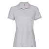 Polo de senhora Premium-Heather Grey-S-RAG-Tailors-Fardas-e-Uniformes-Vestuario-Pro