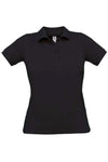 Polo de senhora manga curta 180gms-Preto-S-RAG-Tailors-Fardas-e-Uniformes-Vestuario-Pro