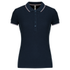 Polo de senhora manga curta-Navy / Light Grey / White-XS-RAG-Tailors-Fardas-e-Uniformes-Vestuario-Pro