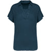 Polo em Linho Senhora Denver-Peacock Blue-XS-RAG-Tailors-Fardas-e-Uniformes-Vestuario-Pro