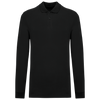 Polo em Malha Piqué Manga Comprida Homem-Preto-XS-RAG-Tailors-Fardas-e-Uniformes-Vestuario-Pro