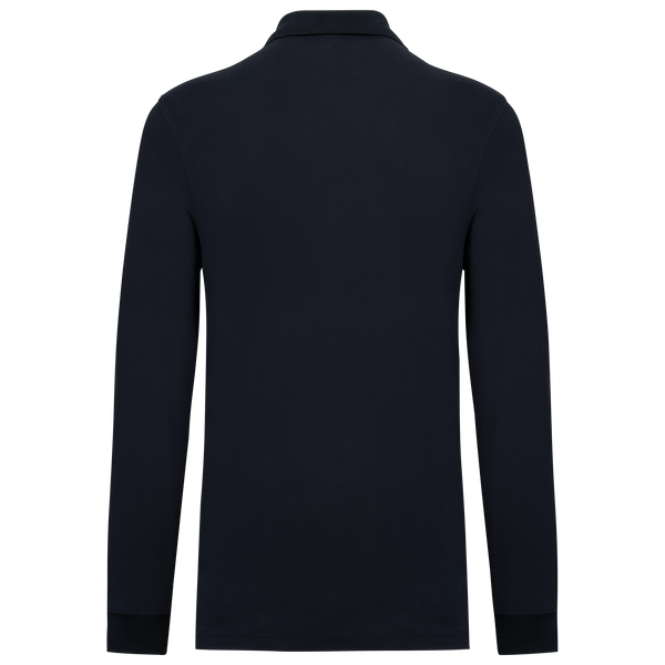 Polo em Malha Piqué Manga Comprida Homem-RAG-Tailors-Fardas-e-Uniformes-Vestuario-Pro