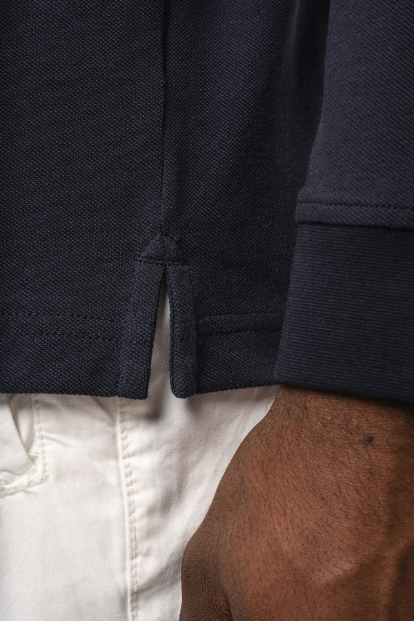 Polo em Malha Piqué Manga Comprida Homem-RAG-Tailors-Fardas-e-Uniformes-Vestuario-Pro