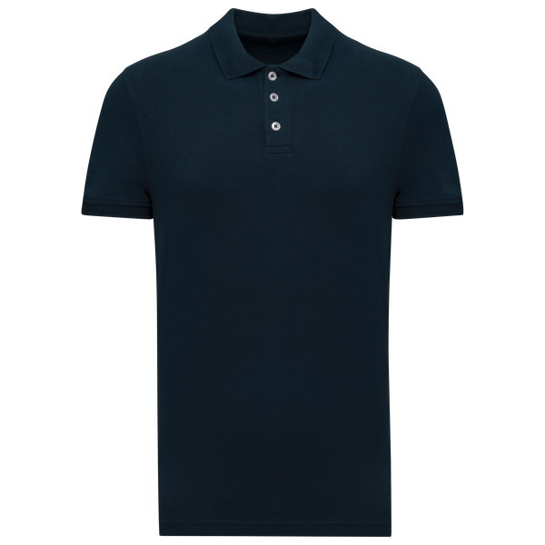 Polo em Malha Piqué Manga Curta de Homem-Azul Marinho-S-RAG-Tailors-Fardas-e-Uniformes-Vestuario-Pro