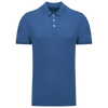 Polo em Malha Piqué Manga Curta de Homem-Azul Royal Claro-S-RAG-Tailors-Fardas-e-Uniformes-Vestuario-Pro