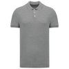Polo em Malha Piqué Manga Curta de Homem-Cinzento Oxford-S-RAG-Tailors-Fardas-e-Uniformes-Vestuario-Pro