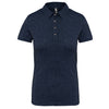 Polo jersey de senhora de manga curta-French Navy Heather-XS-RAG-Tailors-Fardas-e-Uniformes-Vestuario-Pro