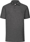 Polo piqué 65/35 (63-402-0)-Dark Heather Grey-S-RAG-Tailors-Fardas-e-Uniformes-Vestuario-Pro