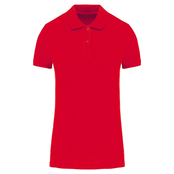 Polo piqué Bio180 de senhora-Red-XS-RAG-Tailors-Fardas-e-Uniformes-Vestuario-Pro