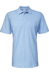 Polo piqué de Homem Softstyle-Light Blue-S-RAG-Tailors-Fardas-e-Uniformes-Vestuario-Pro