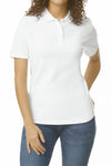 Polo piqué de Senhora Softstyle-Branco-S-RAG-Tailors-Fardas-e-Uniformes-Vestuario-Pro