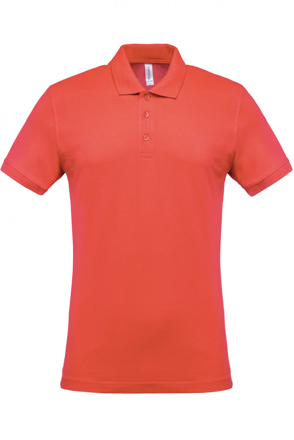 Polo piqué de homem de manga curta Faro 180gms-Coral-S-RAG-Tailors-Fardas-e-Uniformes-Vestuario-Pro
