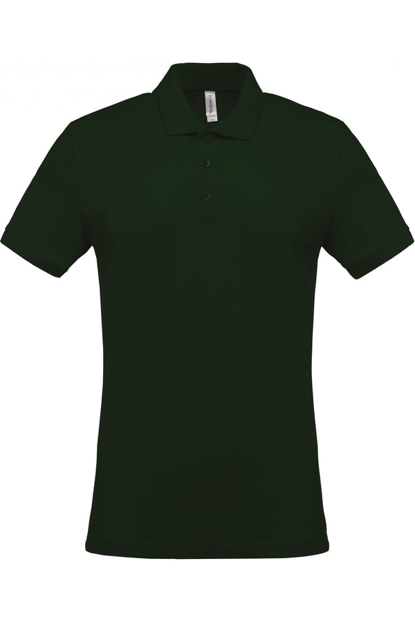 Polo piqué de homem de manga curta Faro 180gms-Forest Green-S-RAG-Tailors-Fardas-e-Uniformes-Vestuario-Pro