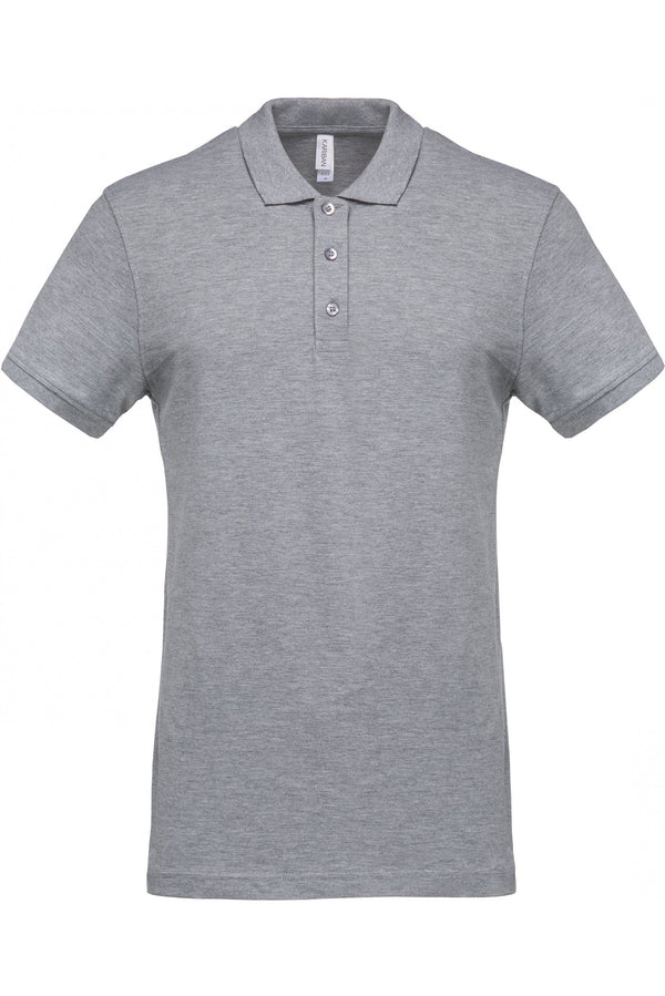 Polo piqué de homem de manga curta Faro 180gms-Oxford Grey-S-RAG-Tailors-Fardas-e-Uniformes-Vestuario-Pro