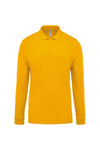 Polo piqué de manga comprida Homem-Amarelo-S-RAG-Tailors-Fardas-e-Uniformes-Vestuario-Pro