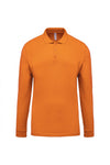 Polo piqué de manga comprida Senhora-Laranja-XS-RAG-Tailors-Fardas-e-Uniformes-Vestuario-Pro