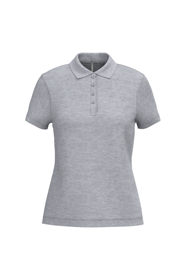 Polo piqué de senhora de manga curta 180gms Faro (2 de 2)-Oxford Grey-XS-RAG-Tailors-Fardas-e-Uniformes-Vestuario-Pro