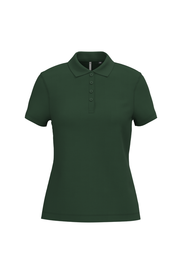 Polo piqué de senhora de manga curta Faro 180gms (1 de 2)-Forest Green-XS-RAG-Tailors-Fardas-e-Uniformes-Vestuario-Pro