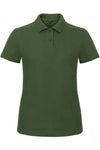 Polo piqué de senhora manga curta mélange-Bottle Green-XS-RAG-Tailors-Fardas-e-Uniformes-Vestuario-Pro