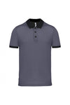 Polo piqué performance de homem (1 de 2)-Sporty Grey / Preto-XS-RAG-Tailors-Fardas-e-Uniformes-Vestuario-Pro