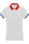 Polo piqué performance de senhora (1 de 2)-Branco / Vermelho / Sporty Royal Azul-XS-RAG-Tailors-Fardas-e-Uniformes-Vestuario-Pro