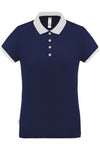 Polo piqué performance de senhora (1 de 2)-Sporty Azul Marinho / Branco-XS-RAG-Tailors-Fardas-e-Uniformes-Vestuario-Pro