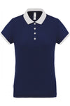 Polo piqué performance de senhora (1 de 2)-Sporty Azul Marinho / Branco-XS-RAG-Tailors-Fardas-e-Uniformes-Vestuario-Pro