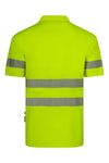 Polo poliéster reciclado manga curta faixas refletoras segmentadas-RAG-Tailors-Fardas-e-Uniformes-Vestuario-Pro