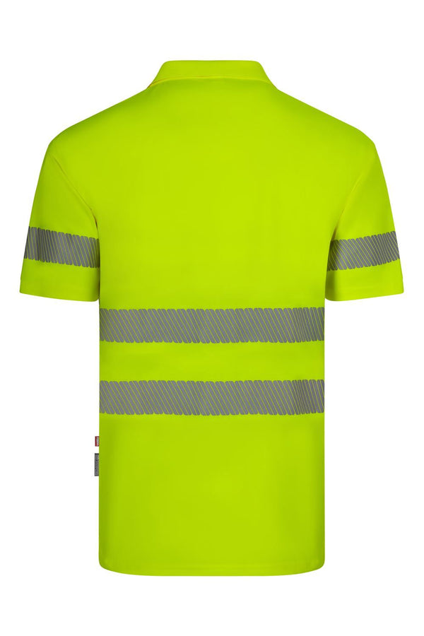 Polo poliéster reciclado manga curta faixas refletoras segmentadas-RAG-Tailors-Fardas-e-Uniformes-Vestuario-Pro