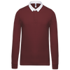Polo rugby-Vinho / Branco-M-RAG-Tailors-Fardas-e-Uniformes-Vestuario-Pro