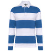 Light Royal Blue / White Stripes