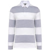 Oxford Grey / White Stripes