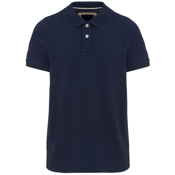Polo vintage de homem de manga curta-Vintage Navy-S-RAG-Tailors-Fardas-e-Uniformes-Vestuario-Pro