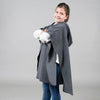 Poncho Infantil Polar-Cinza-P-RAG-Tailors-Fardas-e-Uniformes-Vestuario-Pro