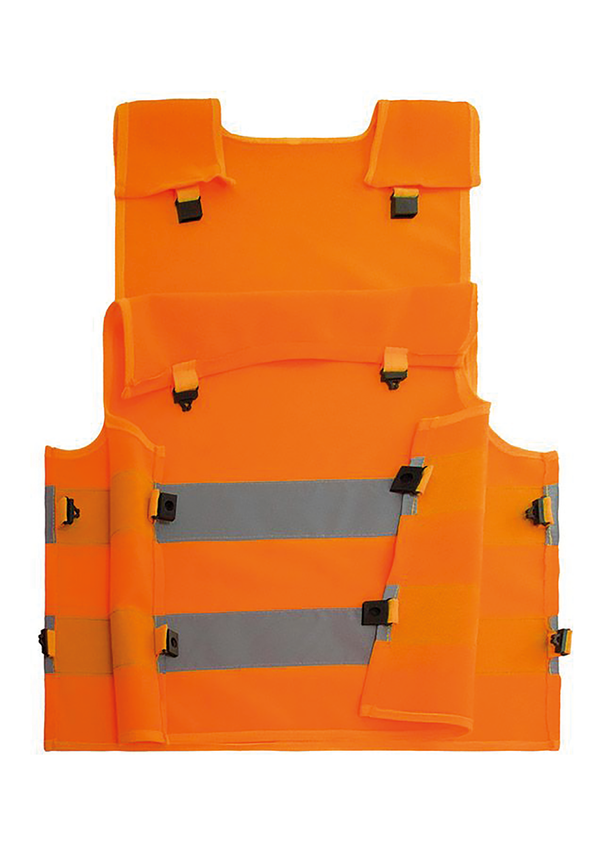 Poncho de Segurança de Alta Visibilidade para Criança-Laranja Fluorescente-2XS-RAG-Tailors-Fardas-e-Uniformes-Vestuario-Pro