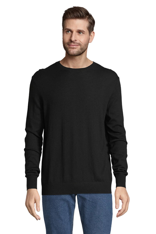 Pullover Gola Redonda para Homem-Preto Profundo - 309-S-RAG-Tailors-Fardas-e-Uniformes-Vestuario-Pro