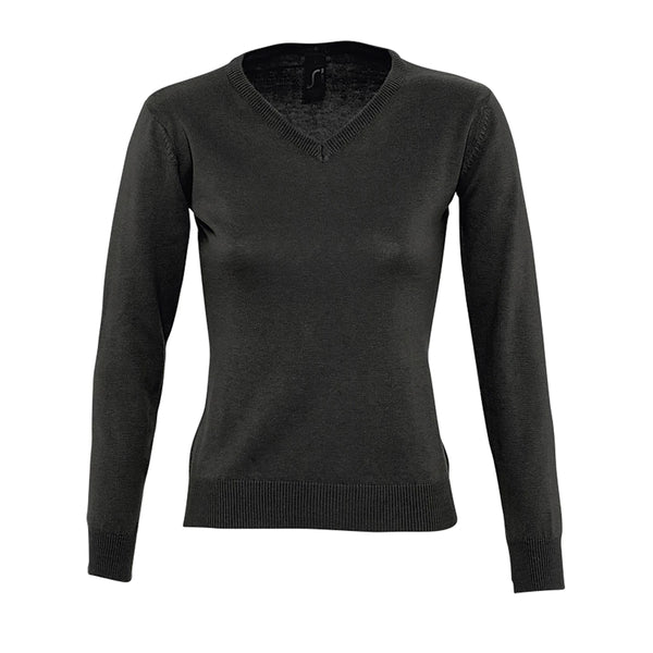 Pulôver Galaxia de Senhora com Gola em V-Preto - 312-XS-RAG-Tailors-Fardas-e-Uniformes-Vestuario-Pro
