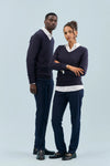 Pulôver Galaxia de Senhora com Gola em V-RAG-Tailors-Fardas-e-Uniformes-Vestuario-Pro