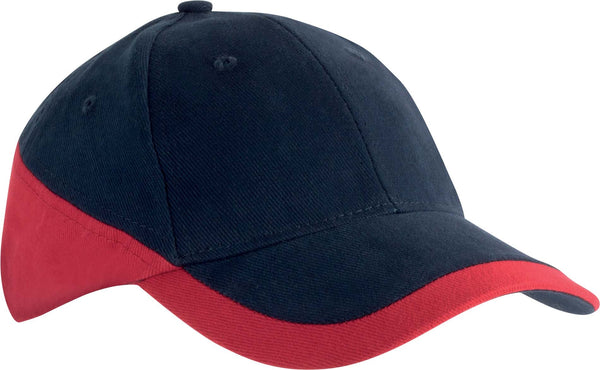 RACING - BONÉ BICOLOR DE 6 PAINÉIS-Azul Marinho / Vermelho-One Size-RAG-Tailors-Fardas-e-Uniformes-Vestuario-Pro