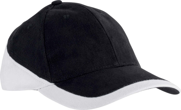 RACING - BONÉ BICOLOR DE 6 PAINÉIS-Preto / Branco-One Size-RAG-Tailors-Fardas-e-Uniformes-Vestuario-Pro