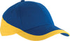 RACING - BONÉ BICOLOR DE 6 PAINÉIS-Royal Azul / Amarelo-One Size-RAG-Tailors-Fardas-e-Uniformes-Vestuario-Pro