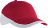 RACING - BONÉ BICOLOR DE 6 PAINÉIS-Vermelho / Branco-One Size-RAG-Tailors-Fardas-e-Uniformes-Vestuario-Pro