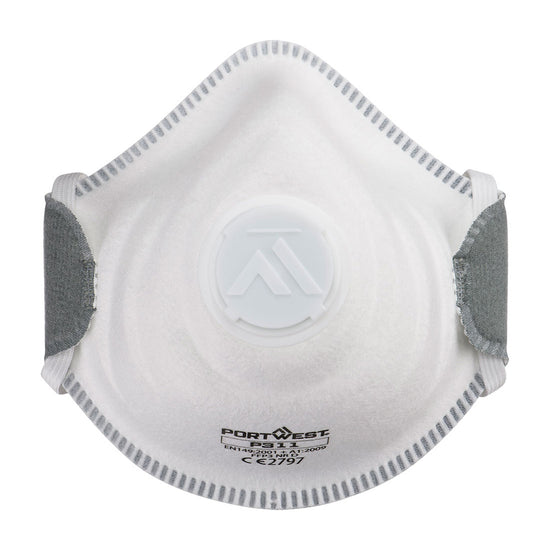 Respirador com Válvula de Carbono FFP2 (Pk10)-Branco-Único-RAG-Tailors-Fardas-e-Uniformes-Vestuario-Pro