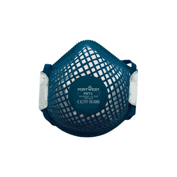 Respirador de Dolomite com Válvula ERGONET FFP2 (Pk10)-Branco-Único-RAG-Tailors-Fardas-e-Uniformes-Vestuario-Pro