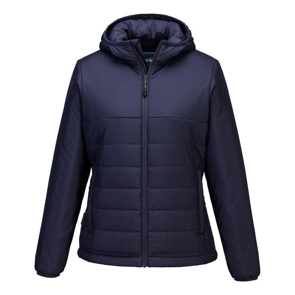 Casaco profissional feminino com capuz e isolamento térmico-Marinho-XS-RAG-Tailors-Fardas-e-Uniformes-Vestuario-Pro